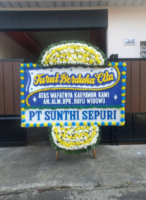 Papan Bunga Duka di Sabdodadi